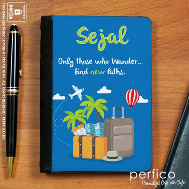 Only Those Who Wander © Personalized Passport Holder and Cover