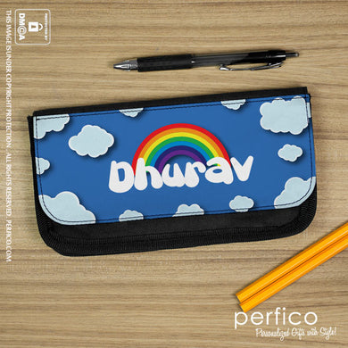 Rainbow in the Clouds © Personalized Pencil Case.