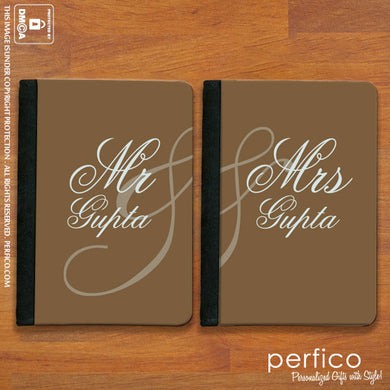 Mr and Mrs © Personalized Passport Holder Set for Couples