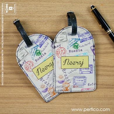 Stamped © Personalized Luggage Tag