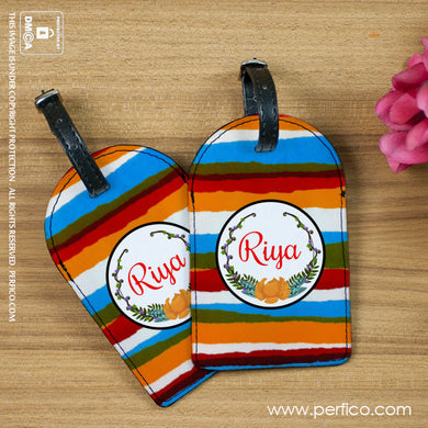 Stripes © Personalized Luggage Tag