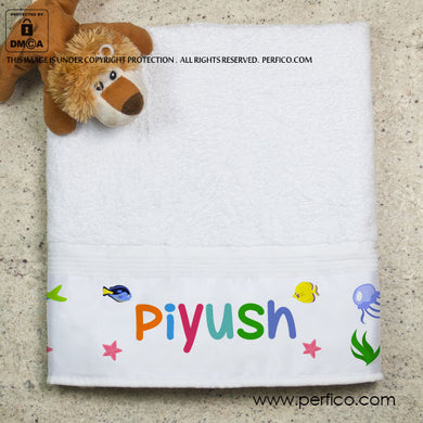 Swim Time © Personalized Towel for Kids