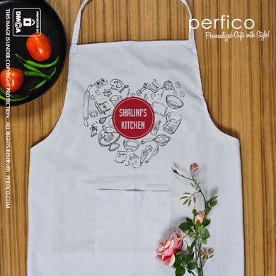 The Love of Cooking © Personalized Kitchen Apron