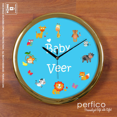 Baby © Personalized Round Wall Clock