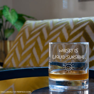 Whisky is Liquid Sunshine © Whisky Rock Tumbler