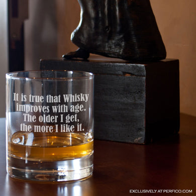 Whisky Imrpoves with Age © Whisky Rock Tumbler