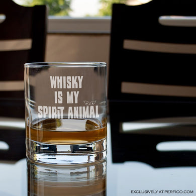 Whisky Is My Sprit Animal © Whisky Rock Tumbler