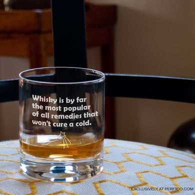 Whisky is Popular Remedy © Whisky Rock Tumbler