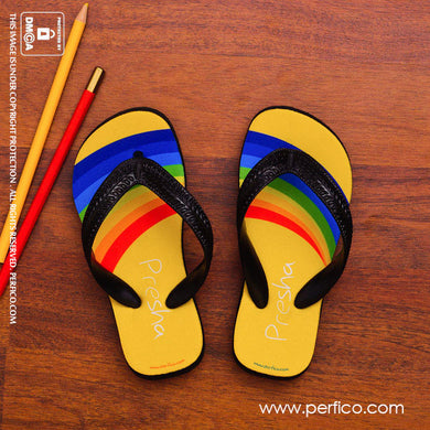 Rainbow © Personalized Flip Flops