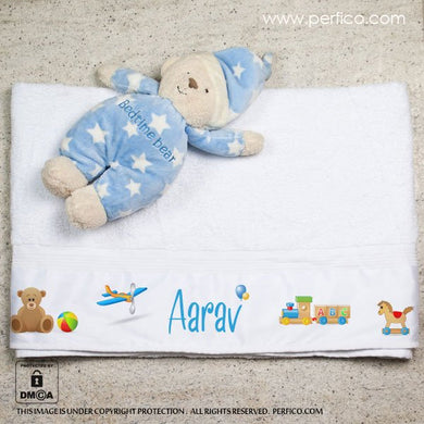 Little Prince © Personalized Towel for Baby Boy