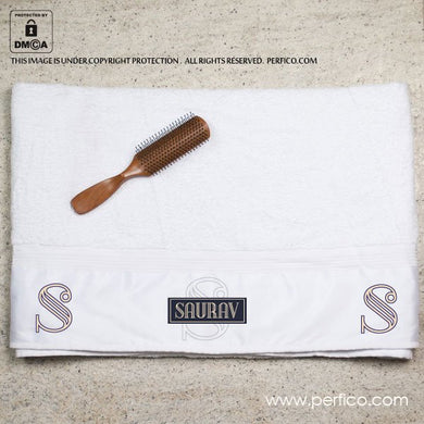 Monogram © Personalized Towel for Him