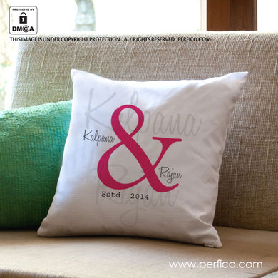 Always and Forever © Personalized Luxury Cushion Cover