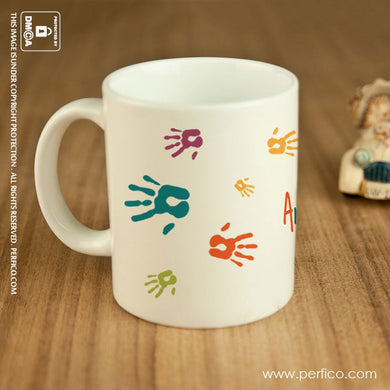 Handprints © Personalised Coffee Mug