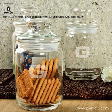My Kitchen © Personalized Glass Jars - Set of 2