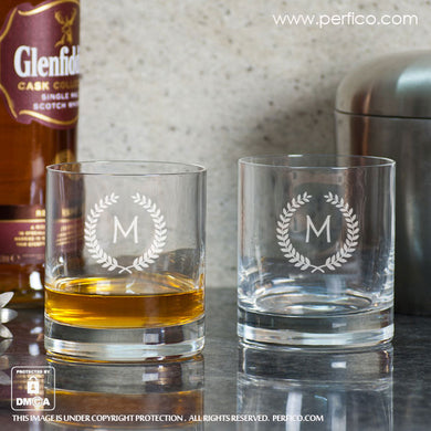 Crest © Personalized Whisky Glasses - SET of 2