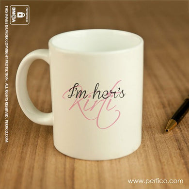 Im Yours © Personalized Coffee Mugs - Set of 2
